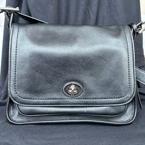 Coach Black Leather Crossbody
